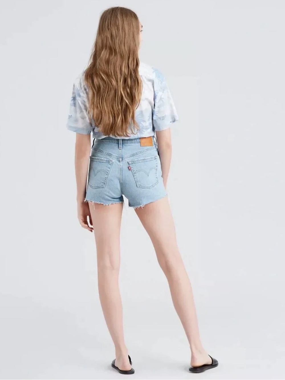 NWT Levi's 501 High Rise Denim Shorts Tango Light Size 33